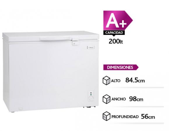 VENDO FREEZER LIBERO LFH-200 TRIPLE FUNCION