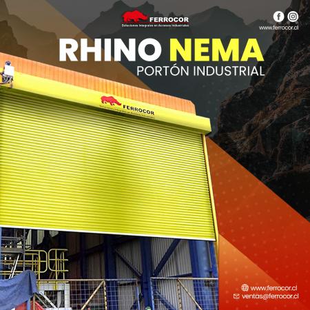 PORTÓN INDUSTRIAL RHINO NEMA