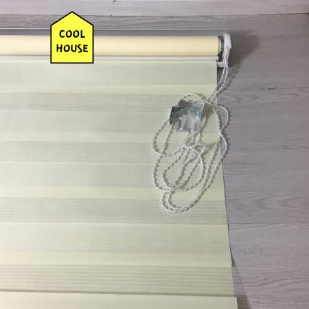 CORTINA ROLLER DUO EN COLOR BEIGE MTS 