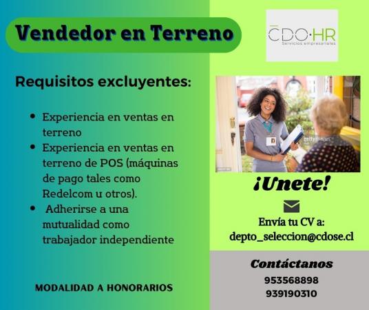 VENDEDOR EN TERRENO - VALDIVIA