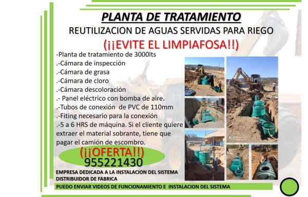 PLANTA DE TRATAMIENTO DE AGUAS SERVIDAS 