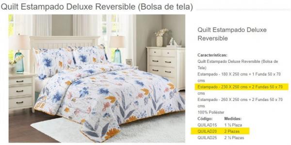 QUILT ESTAMPADO REVERSIBLE 