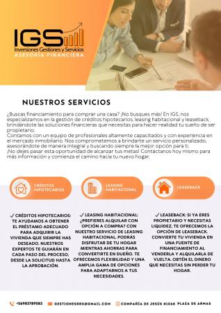 GESTION CREDITOS HIPOTECARIOS 