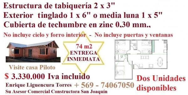 Ofrecemos construir cabañas o casas