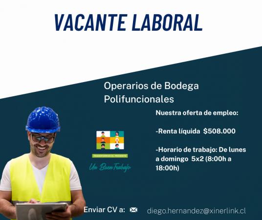 Operarios/as de bodega turno día