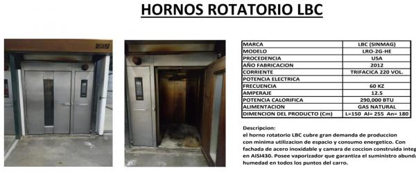 HORNOS ROTATORIO PANADERIAS