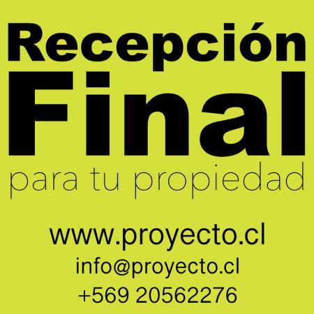 ARQUITECTO PERMISO Y RECEPCION FINAL