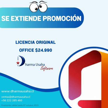 LICENCIA OFFICE PARA WINDOWS. 