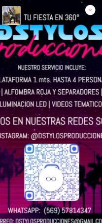 SERVICIO DE PLATAFORMA CÁMARA 360