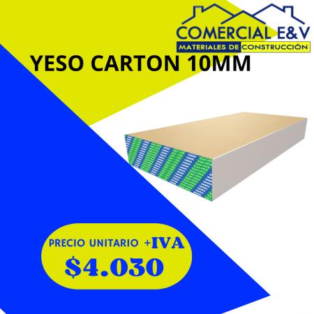 YESO CARTON 10MM 