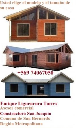 Ofrecemos construir cabañas o casas