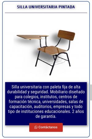 MUEBLES PARA COLEGIOS Y OTROS