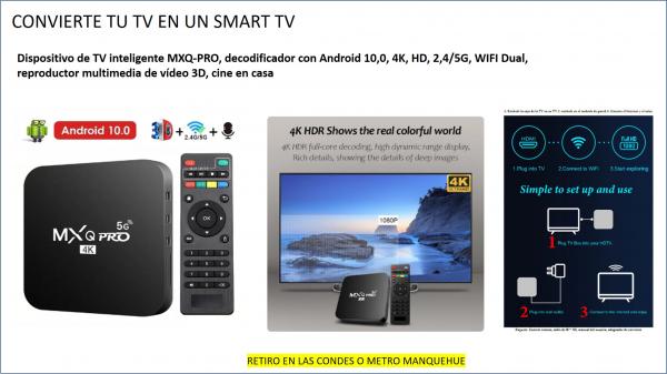 CONVIERTE TU TV EN UN SMART TV CON MXQ-PRO,