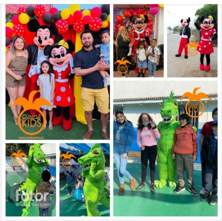 (MINNIE & DINOSAURIO) ARRIENDO DE DISFRACES