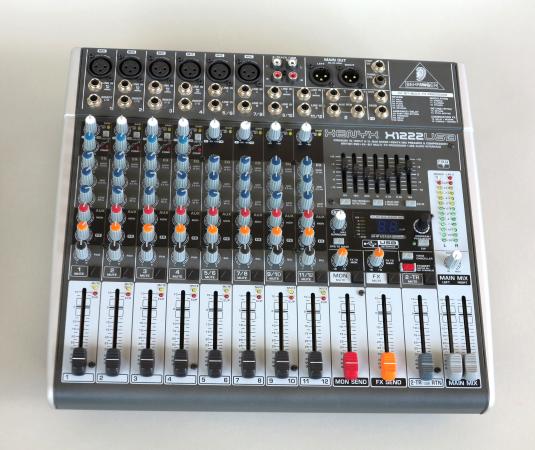 BEHRINGER XENYX X1222 USB INTERFAZ MEZCLADORA