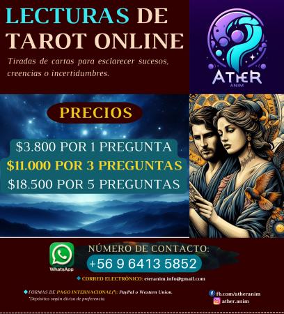 LECTURAS DE TAROT ONLINE (PRECIOS 2024) - ATHER