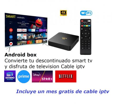 ANDROID BOX IPTV MES GRATIS DE PRUEBA CABLE 