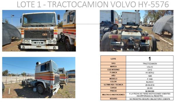 CAMIÓN VOLVO F10 AÑO 1986