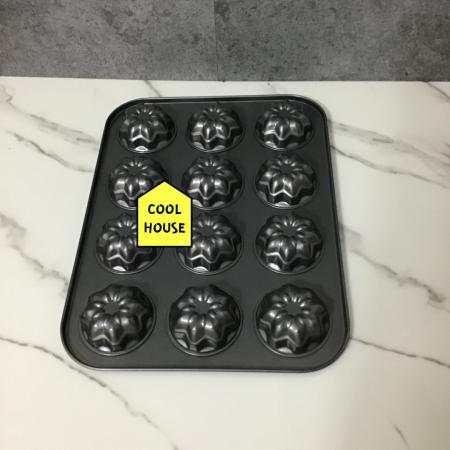 MOLDE PARA CUPCAKE CON DISEÑO DE FLOR 1