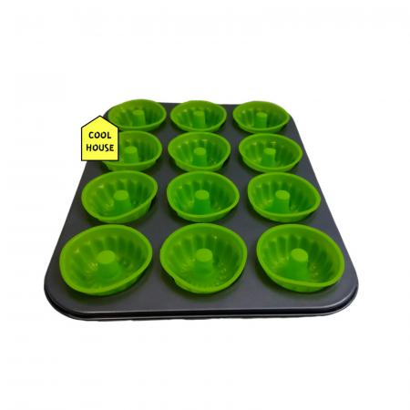 MOLDE PARA CUPCAKE  DE SILICONA  DISEÑO DE DONA
