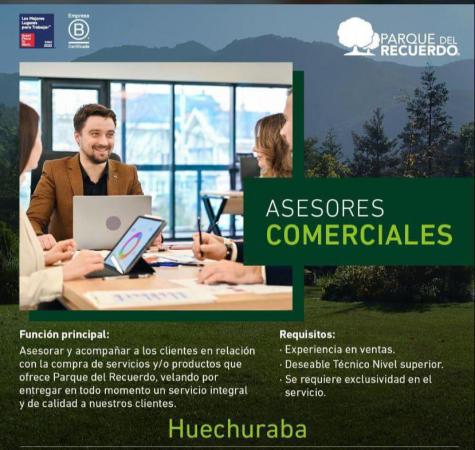 ASESORES COMERCIALES PARQUE DEL RECUERDO 