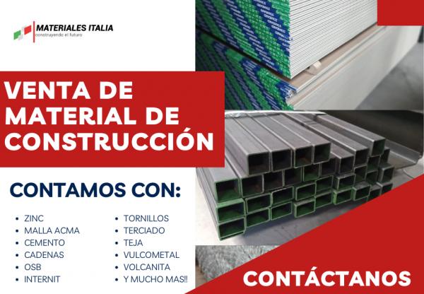VENTA DE MATERIAL DE CONSTRUCCIÓN