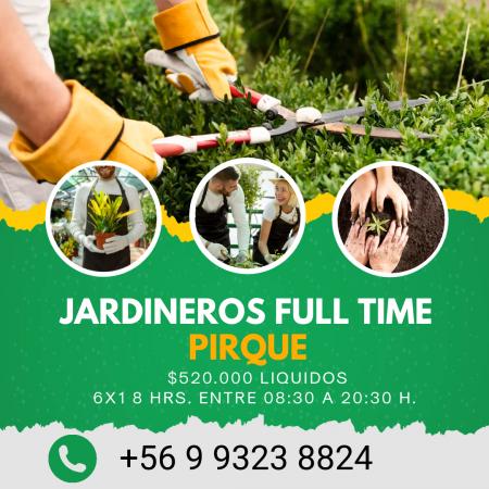 JARDINERO FULL TIME - PIRQUE