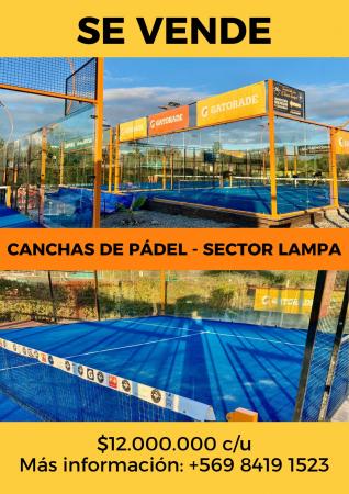 VENDO TRES CANCHAS DE PADEL