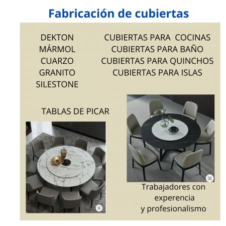 CUBIERTAS, MESAS, ARRIMOS, SEPULTURAS