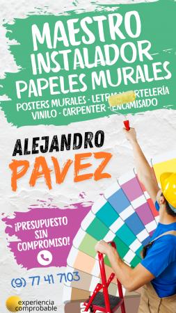 INSTALADOR DE PAPELES MURALES