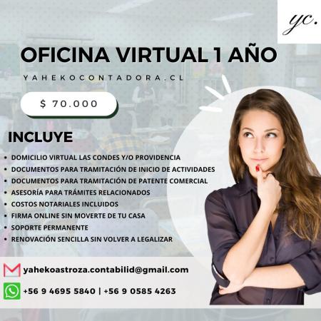 OFICINA VIRTUAL 70.000 UN AÑO!