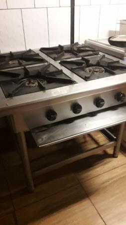 VENDO COCINA INDUSTRIAL+LAVAPLATOS DOBLE+CAMPANA 