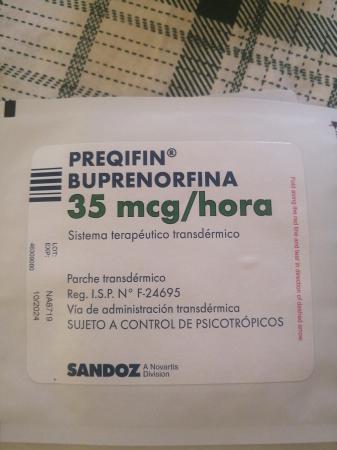 VENDO PARCHES BUPRENORFINA 
