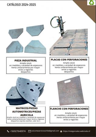 FABRICO PLACAS METALICAS HIERRO 