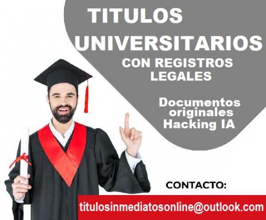 TÍTULOS UNIVERSITARIOS Y TÉCNICOS ONLINE