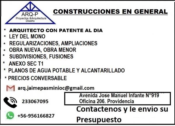 ARQUITECTO  REGULARIZACIONES PLANOS