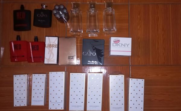 VENDO CAJAS DE PERFUMES, EN BUEN ESTADO, Y  ENVASE