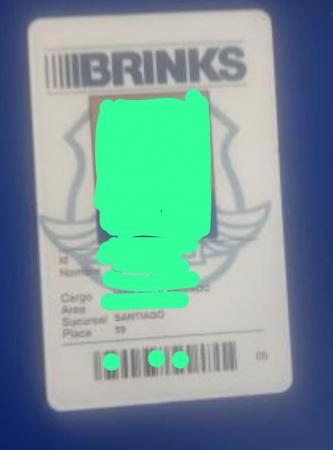 PÉRDIDA DE CREDENCIAL LABORAL BRINKS 