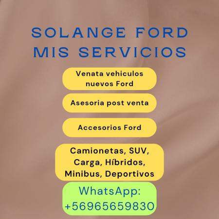 CONSULTORÍAS Y SERVICIOS VENTAS NUEVOS MARCA FORD