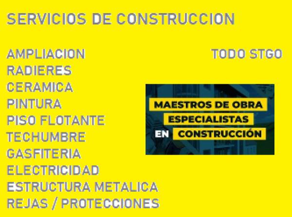MAESTRO CONSTRUCCION SE OFRECE