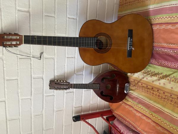 VENDO MANDOLINA Y  UNA GUITARRA EN BUEN ESTADO