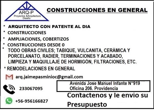 ARQUITECTO PLANOS PROYECTOS