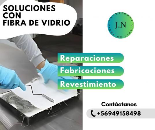 TRABAJOS CON FIBRA DE VIDRIO 