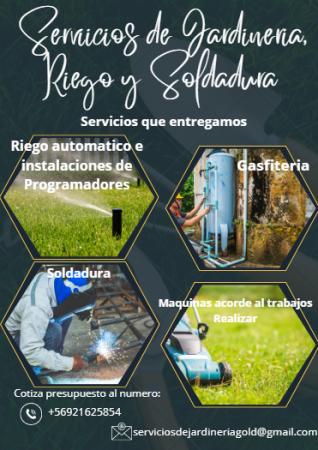 SERVICIOS DE JARDINERIA, INST. RIEGO AUTOMATICO