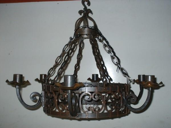 LÁMPARAS DE FIERRO FORJADO