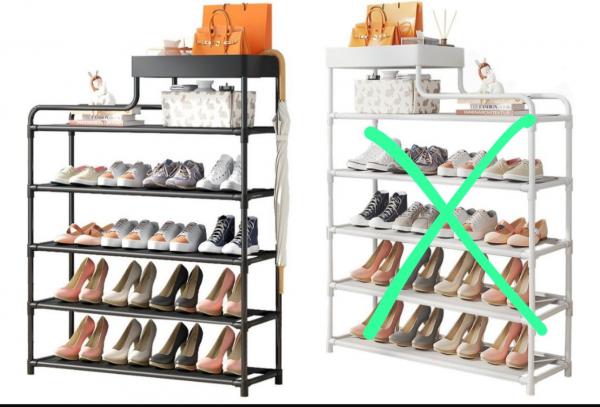 RACK ZAPATERO 5 NIVELES ORGANIZADOR HALL MULTIUSOS