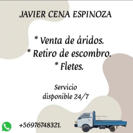 RETIRO DE ESCOMBRO Y VENTA DE ÁRIDOS