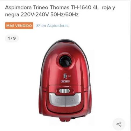 ASPIRADORA THOMAS TRINEO ROJA