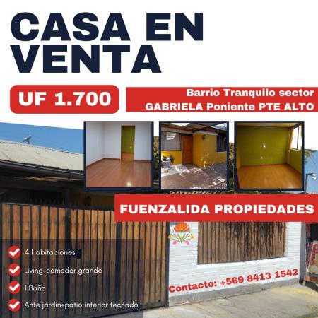 CASA 4 HABITACIONES, BARRIO TRANQUILO, CERCA METRO