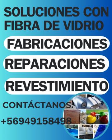 TRABAJOS CON FIBRA DE VIDRIO 